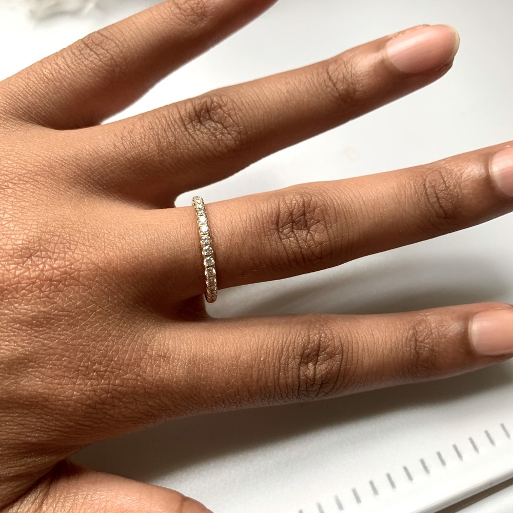 David Yurman Cable Ring in 18k Gold with Pavé Diamonds - Holiday Special!!